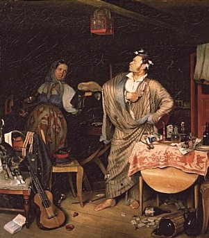Описание картины П. А. Федотова «Свежий кавалер»