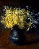 Картина Левитана: Лесные фиалки и незабудки