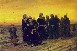 Картина Перова: Возвращение крестьян с похорон зимою