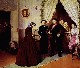 Картина Перова: Приезд гувернантки в купеческий дом