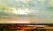 Картина Саврасова: Закат над болотом