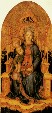 Мария с младенцем на троне