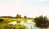 Картина Шишкина: Пейзаж с озером