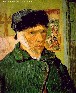 Картина Винсента Ван Гога: Автопортрет с перевязанным ухом
