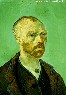 Картина Винсента Ван Гога: Автопортрет с обритой головой. Посвящается Полю Гогену