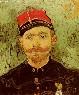 Картина Винсента Ван Гога: Портрет второго лейтенанта зуавов, Мильетта