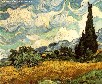 Картина Винсента Ван Гога: Пшеничное поле с кипарисом
